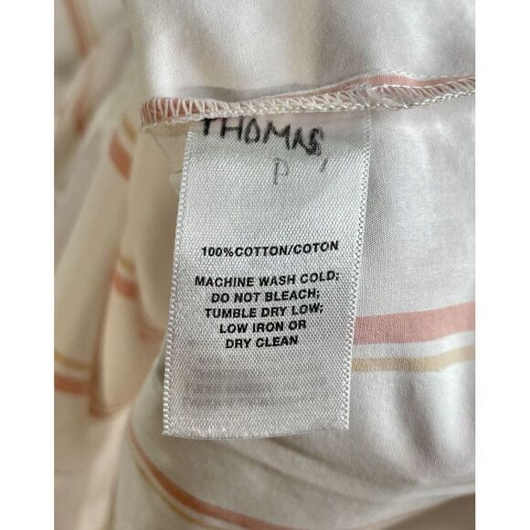 lafayette 148 New York Shirt Women's XS Button Striped Long Sleeve Poplin Blouse - Picture 4 of 7